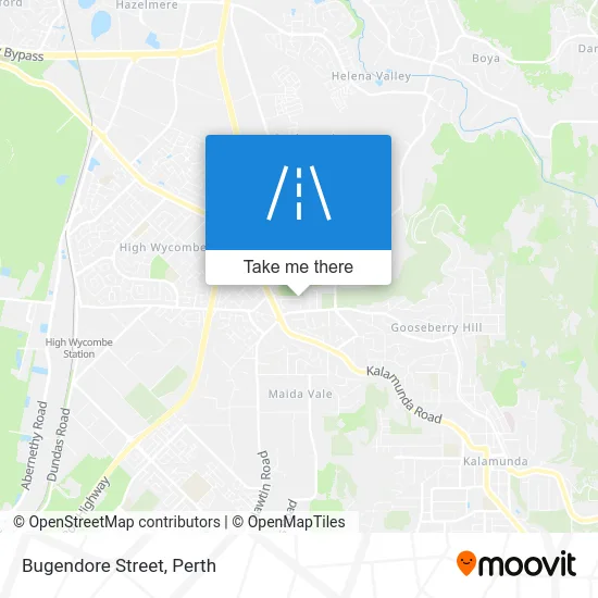 Mapa Bugendore Street