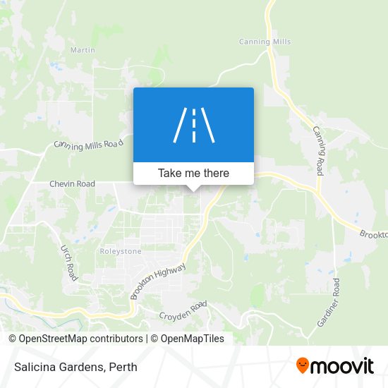 Salicina Gardens map