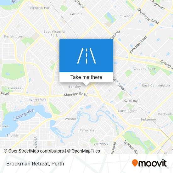Brockman Retreat map