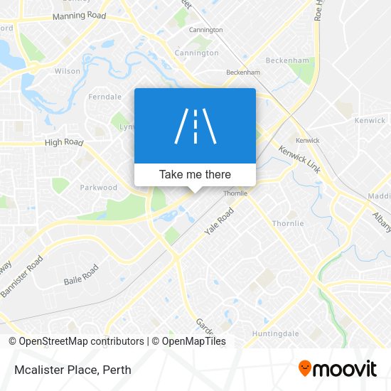 Mcalister Place map