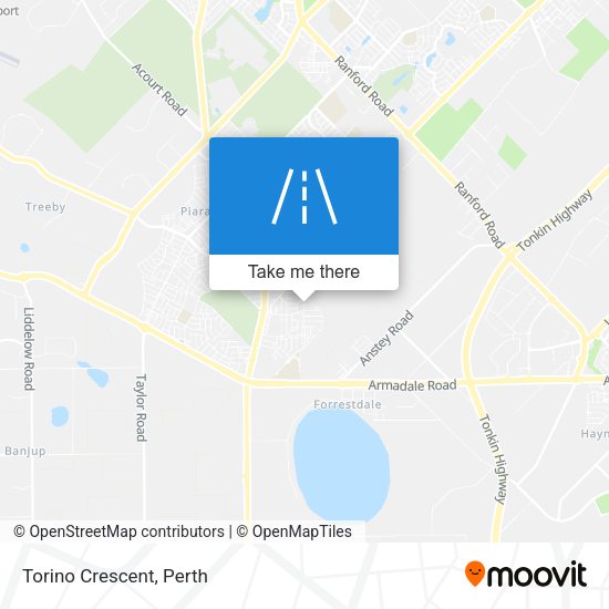 Torino Crescent map