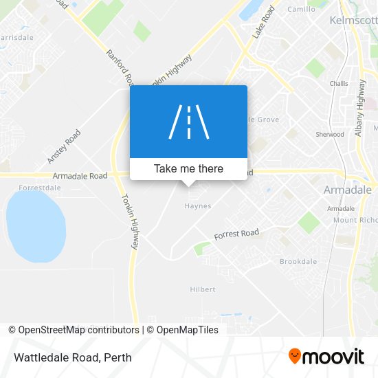 Wattledale Road map