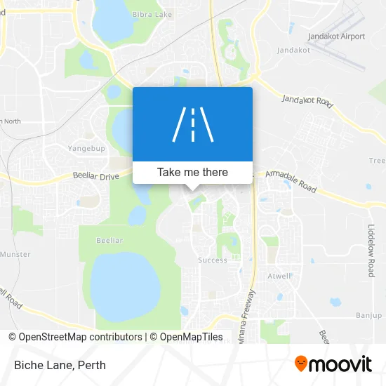 Mapa Biche Lane