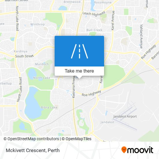 Mckivett Crescent map