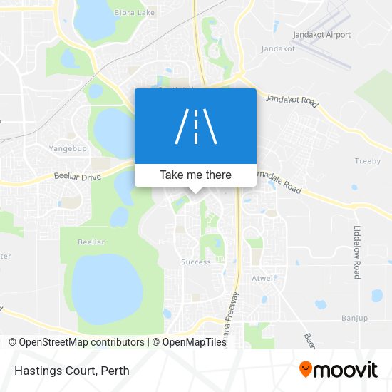 Hastings Court map