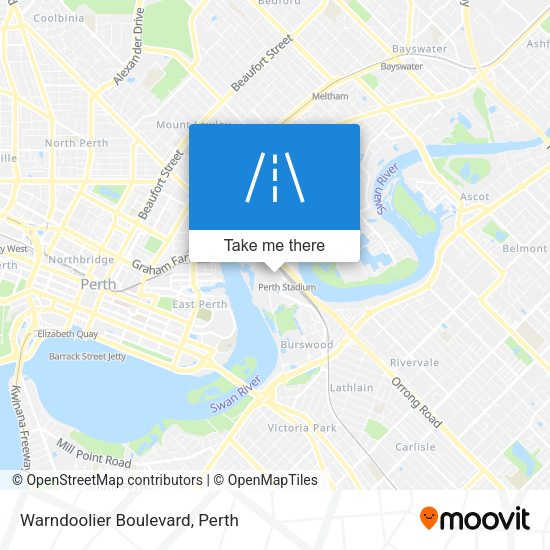 Warndoolier Boulevard map