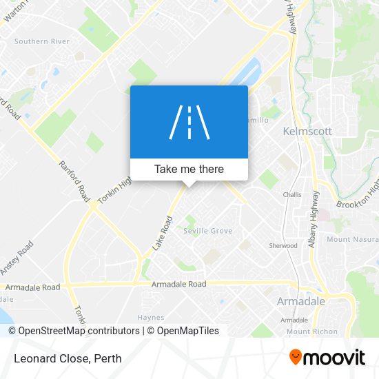 Leonard Close map