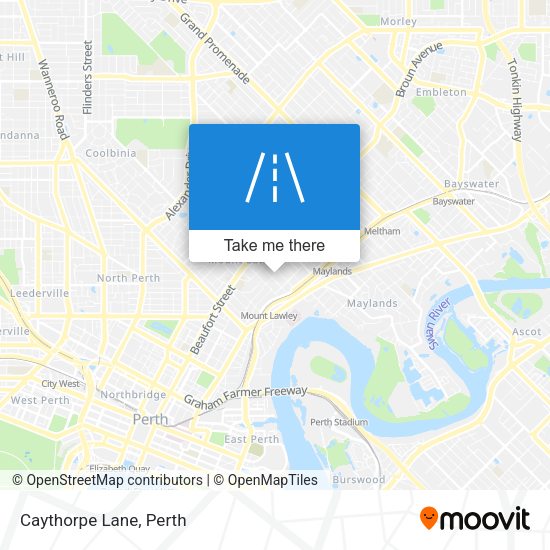 Caythorpe Lane map