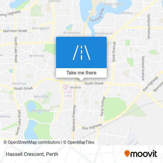 Hassell Crescent map