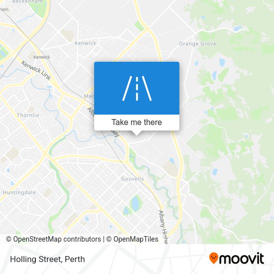 Holling Street map