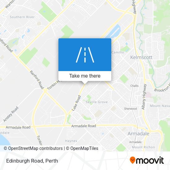 Edinburgh Road map