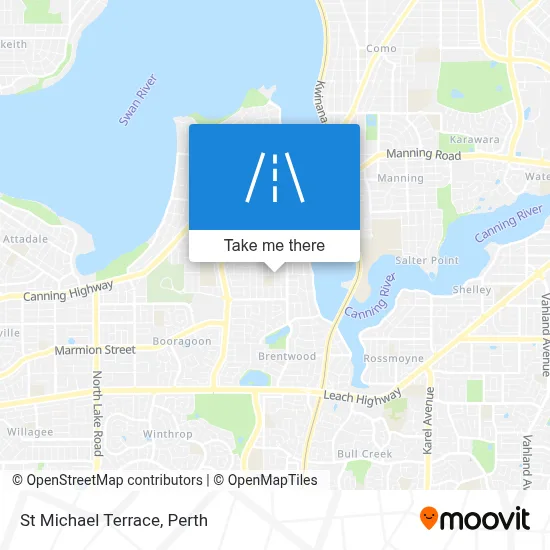 Mapa St Michael Terrace