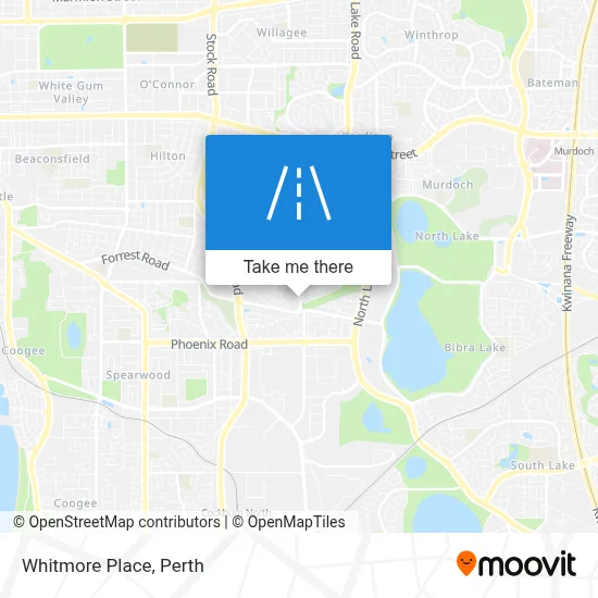 Mapa Whitmore Place