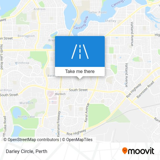 Darley Circle map
