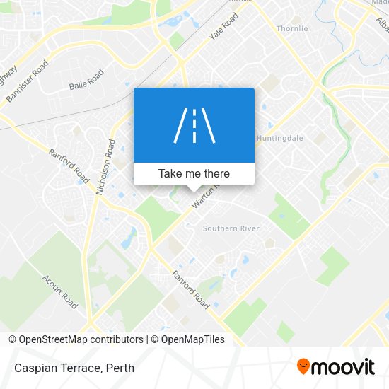 Caspian Terrace map