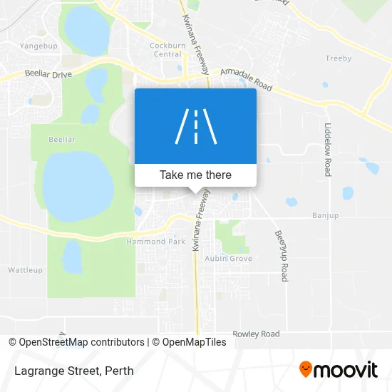 Mapa Lagrange Street