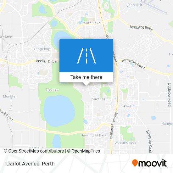 Darlot Avenue map