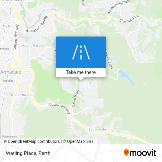 Mapa Watling Place