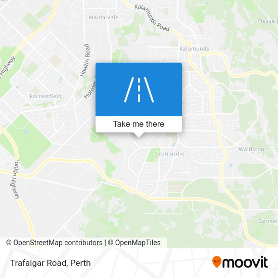 Trafalgar Road map