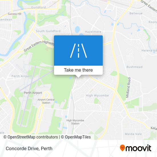 Concorde Drive map