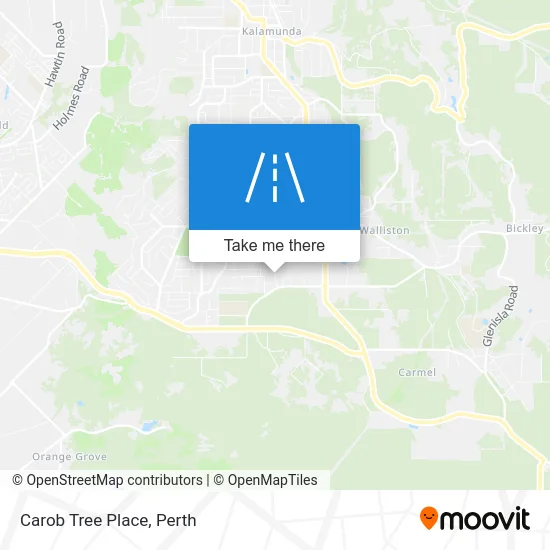 Mapa Carob Tree Place