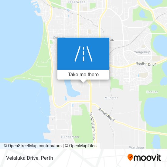 Velaluka Drive map
