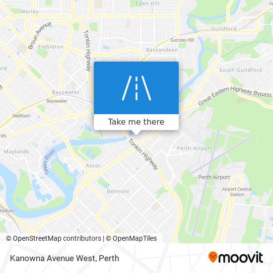 Kanowna Avenue West map