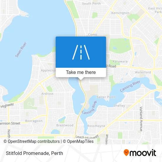 Mapa Stitfold Promenade