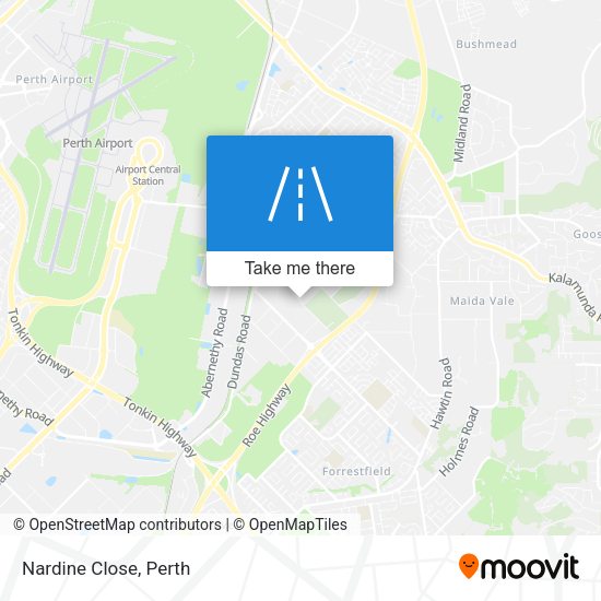 Nardine Close map