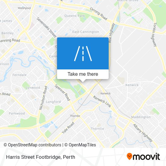 Harris Street Footbridge map