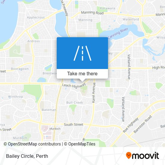 Bailey Circle map