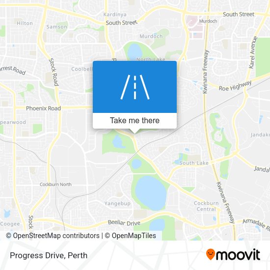 Progress Drive map
