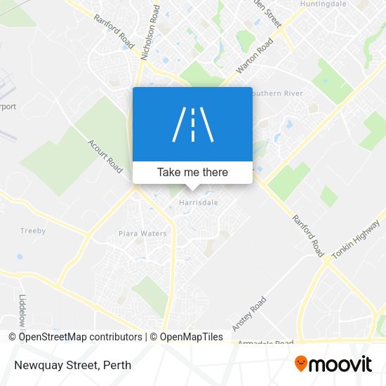 Newquay Street map