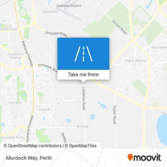 Mapa Murdoch Way