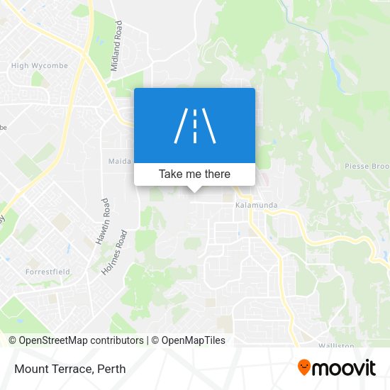 Mount Terrace map