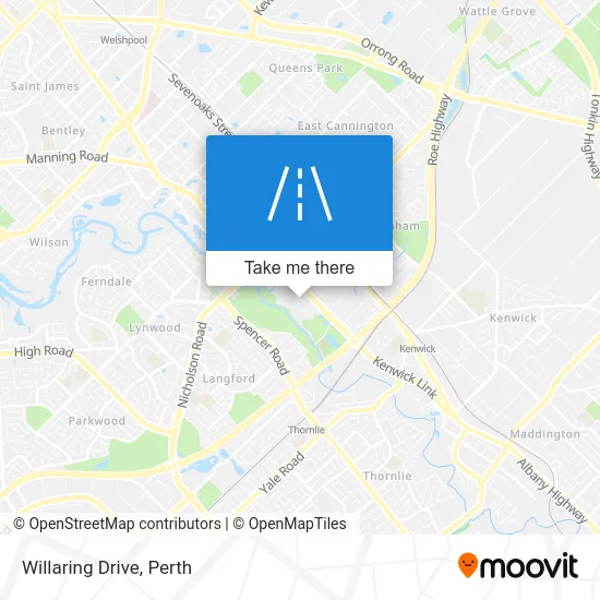 Mapa Willaring Drive