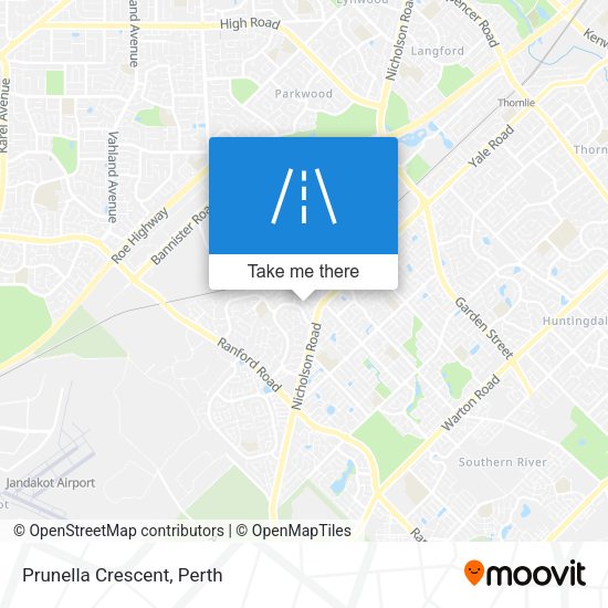 Prunella Crescent map