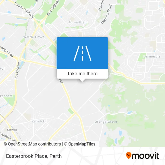 Mapa Easterbrook Place