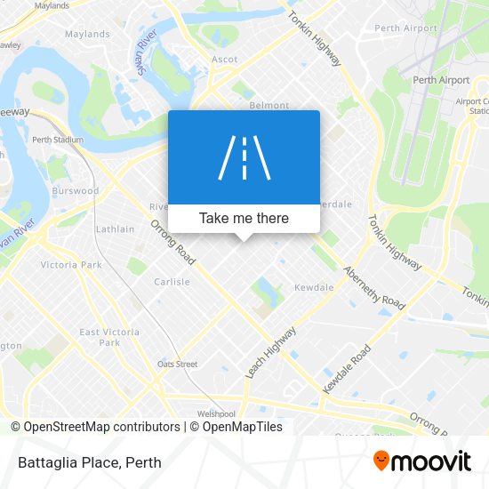 Battaglia Place map