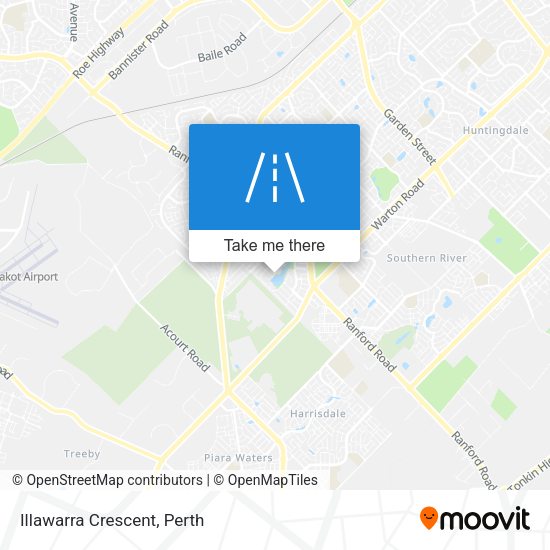 Illawarra Crescent map