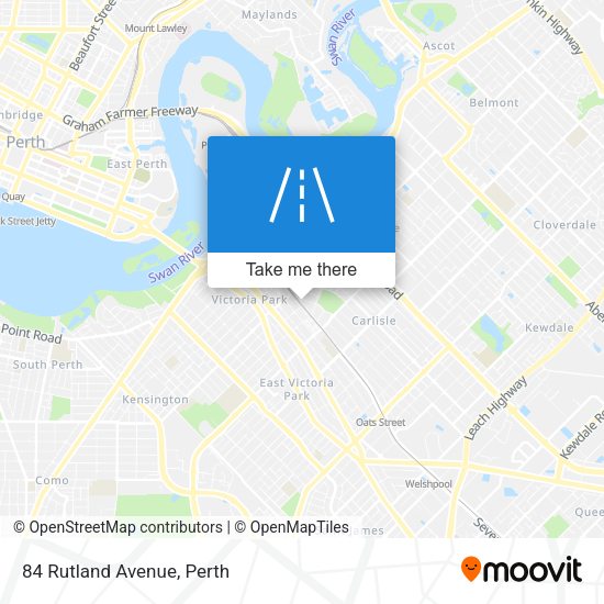 84 Rutland Avenue map