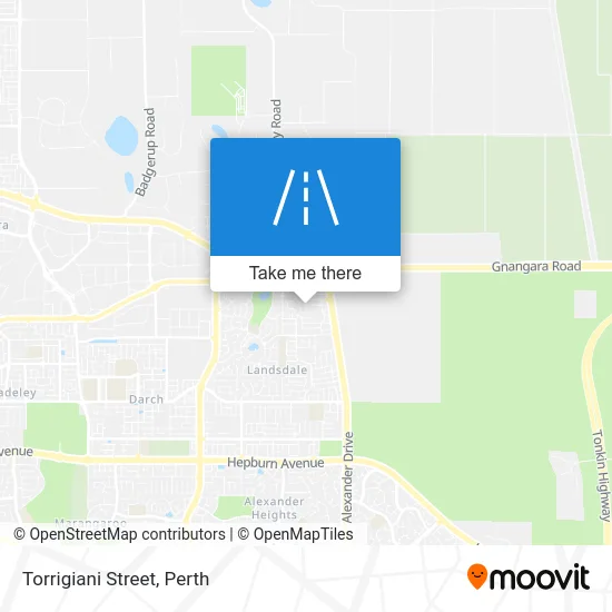 Mapa Torrigiani Street