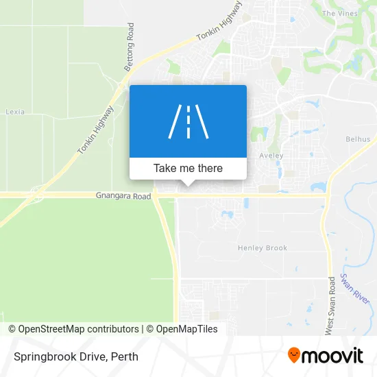 Mapa Springbrook Drive