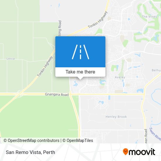 San Remo Vista map