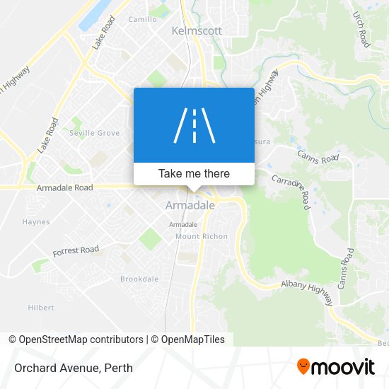Orchard Avenue map