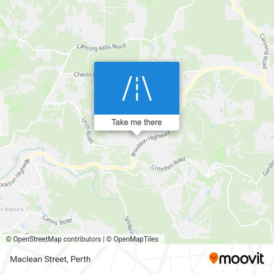 Maclean Street map