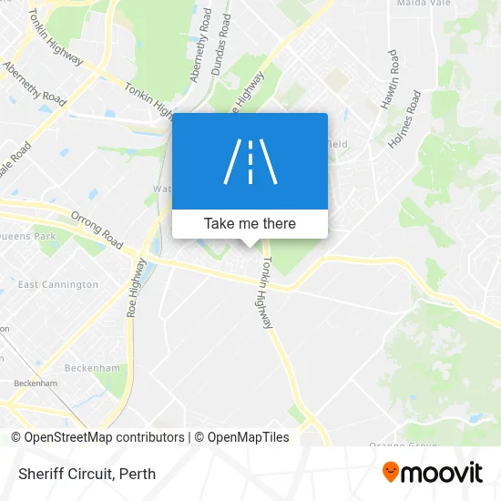 Mapa Sheriff Circuit