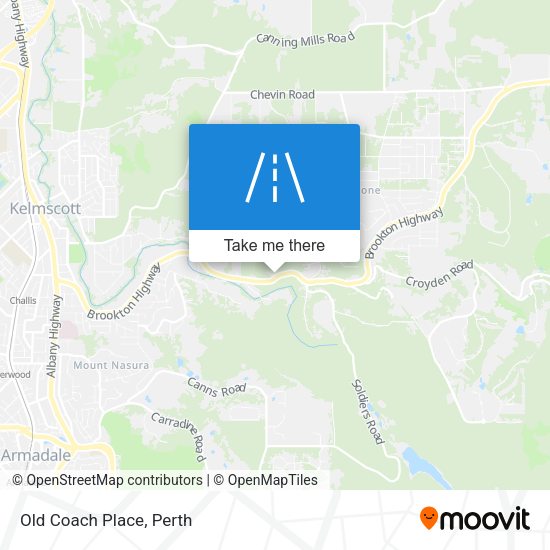 Old Coach Place map
