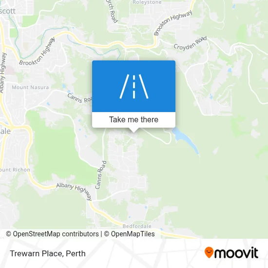 Mapa Trewarn Place