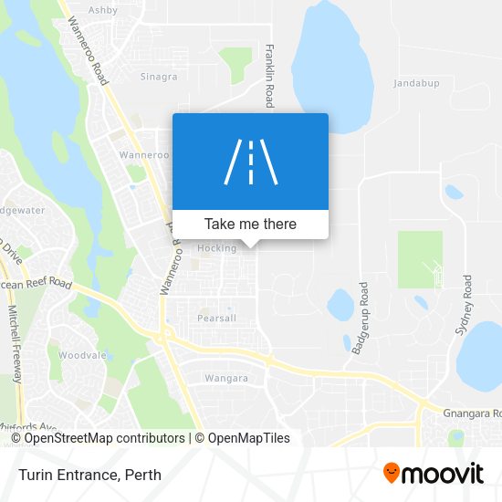 Turin Entrance map